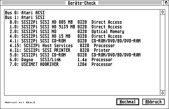 SCSI-Treiber-Erweiterung